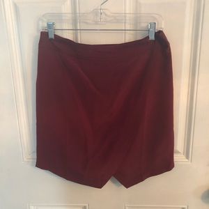 Madewell Faux wrap skirt